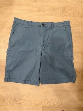 Magellan Outdoors Blue Flat-Front Men's Shorts